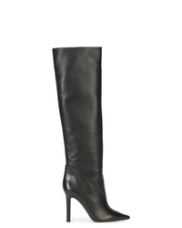 schwarze kniehohe Stiefel aus Leder von Tamara Mellon
