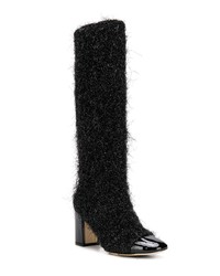 schwarze kniehohe Stiefel aus Leder von Rodo