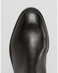 schwarze kniehohe Stiefel von Asos