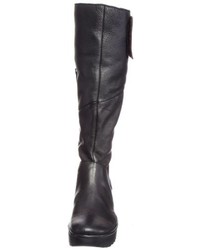 schwarze kniehohe Stiefel von Fly London