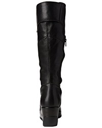 schwarze kniehohe Stiefel von Fly London