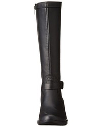 schwarze kniehohe Stiefel von Rockport