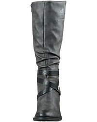 schwarze kniehohe Stiefel von s.Oliver