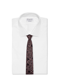 schwarze Krawatte mit Paisley-Muster von Kingsman