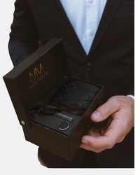 schwarze Krawatte von Massi Morino