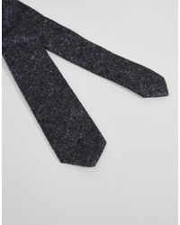 schwarze Krawatte von Reclaimed Vintage