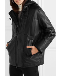 schwarze Lammfelljacke von Vince