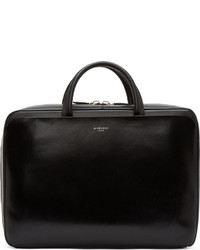 schwarze Leder Aktentasche von Givenchy