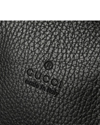 schwarze Leder Aktentasche von Gucci