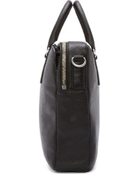 schwarze Leder Aktentasche von Marc by Marc Jacobs