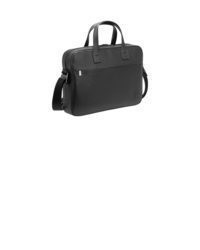 schwarze Leder Aktentasche von Bogner