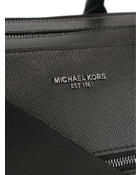 schwarze Leder Aktentasche von Michael Kors Collection