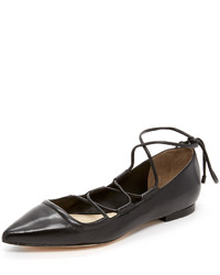 schwarze Leder Ballerinas von 3.1 Phillip Lim