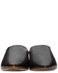 schwarze Leder Ballerinas von Acne Studios