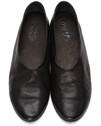 schwarze Leder Ballerinas von Marsèll