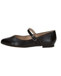 schwarze Leder Ballerinas von Caprice