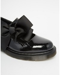 schwarze Leder Ballerinas von Dr. Martens