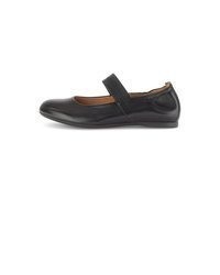 schwarze Leder Ballerinas von Gabor