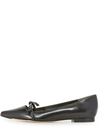 schwarze Leder Ballerinas von 3.1 Phillip Lim