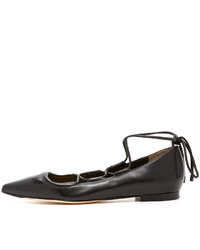 schwarze Leder Ballerinas von 3.1 Phillip Lim