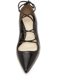 schwarze Leder Ballerinas von 3.1 Phillip Lim