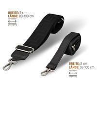 schwarze Leder Bauchtasche von Adel Bags