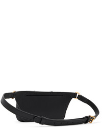 schwarze Leder Bauchtasche von Tom Ford