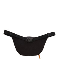 schwarze Leder Bauchtasche von Loewe