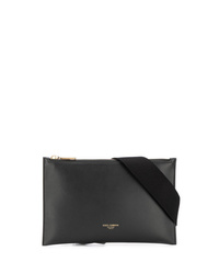 schwarze Leder Bauchtasche von Dolce & Gabbana