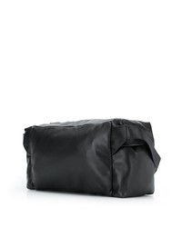 schwarze Leder Bauchtasche von Jil Sander