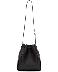 schwarze Leder Beuteltasche von Nina Ricci