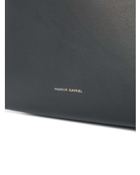 schwarze Leder Beuteltasche von Mansur Gavriel