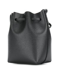 schwarze Leder Beuteltasche von Mansur Gavriel