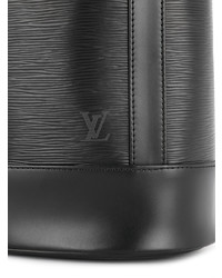 schwarze Leder Beuteltasche von Louis Vuitton Vintage