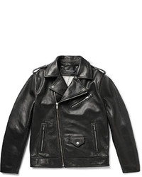 schwarze Leder Bikerjacke von Marc by Marc Jacobs