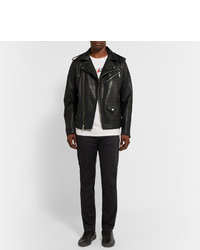 schwarze Leder Bikerjacke von Marc by Marc Jacobs