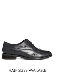 schwarze Leder Brogues von Asos