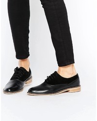 schwarze Leder Brogues von Asos