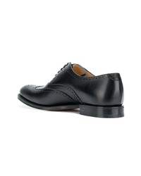 schwarze Leder Brogues von Church's