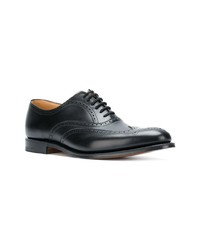 schwarze Leder Brogues von Church's