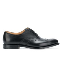 schwarze Leder Brogues von Church's