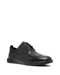 schwarze Leder Brogues von Camper