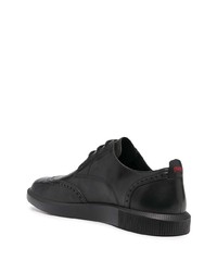 schwarze Leder Brogues von Camper