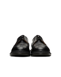 schwarze Leder Brogues von Dr. Martens