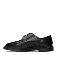 schwarze Leder Brogues von Dr. Martens