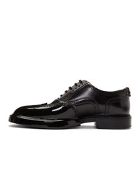 schwarze Leder Brogues von Burberry