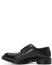 schwarze Leder Brogues von Dr. Martens