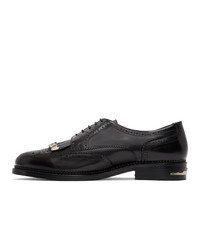 schwarze Leder Brogues von Toga Virilis