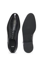 schwarze Leder Brogues von BOSS