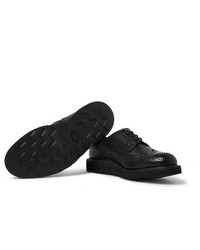 schwarze Leder Brogues von Tricker's